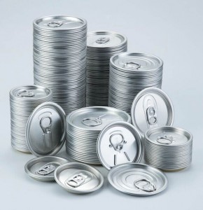 Aluminum end easy open end