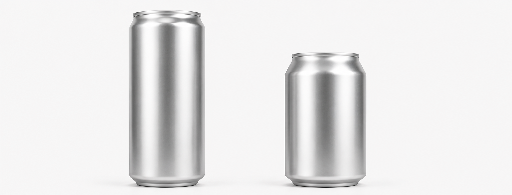 Sleek 330ml can and Standard 330ml can